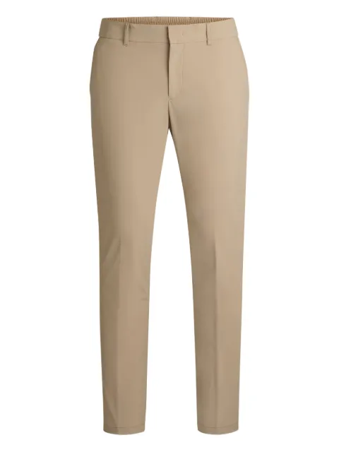 BOSS Calça chino com cós elástico