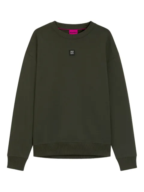 HUGO logo-plaque sweatshirt