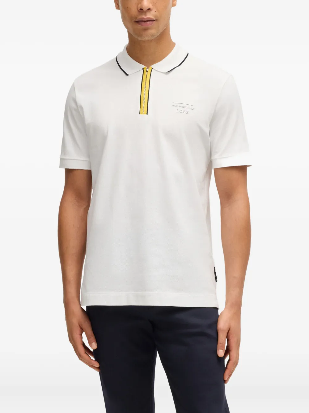 BOSS Poloshirt Wit