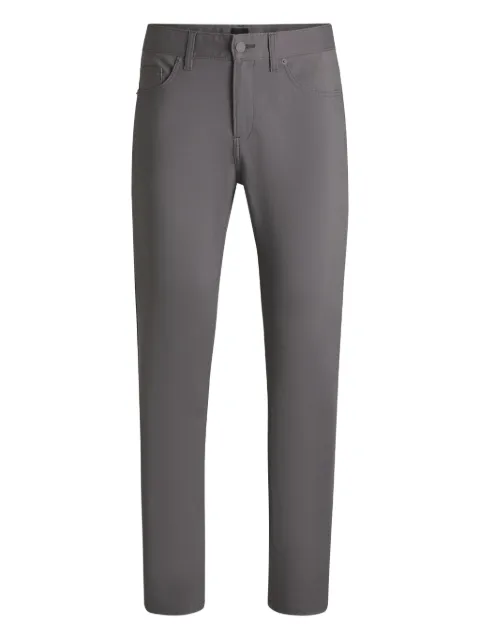BOSS Calça reta de algodão misto