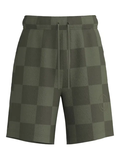 HUGO Bermuda xadrez com ajuste no cós