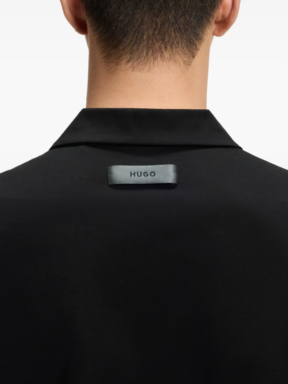 Hugo Boss Poloshirt Mit Kurzen Ärmeln In Black