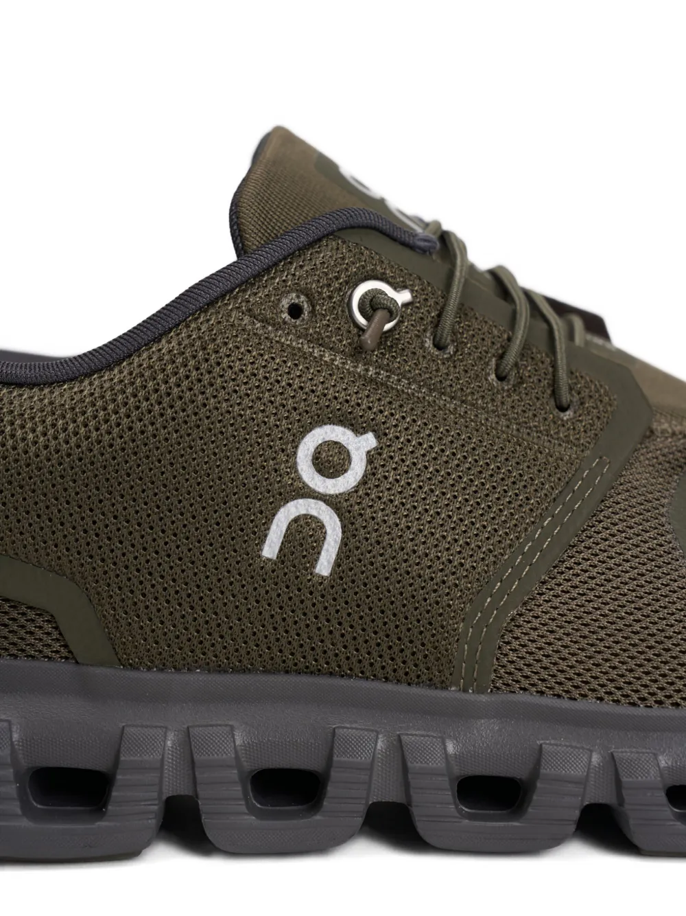 On Running Sneakers met logodetail Groen
