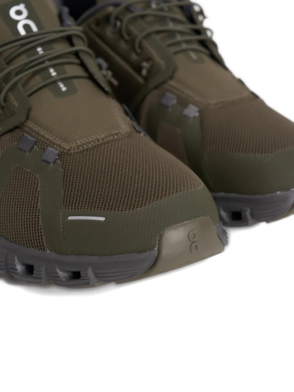 On Running Sneakers met logodetail Groen