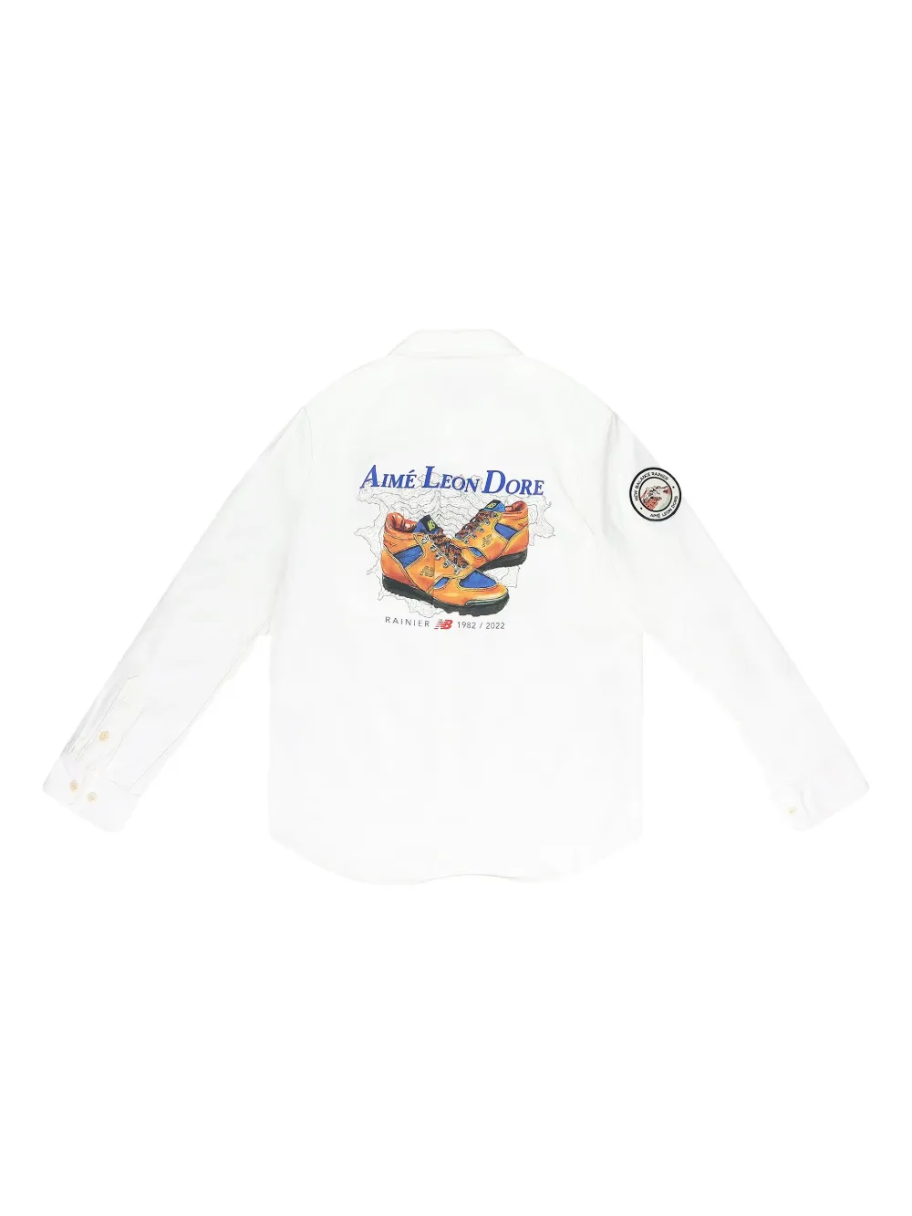 Aimé Leon Dore Overhemd met grafische print - Wit