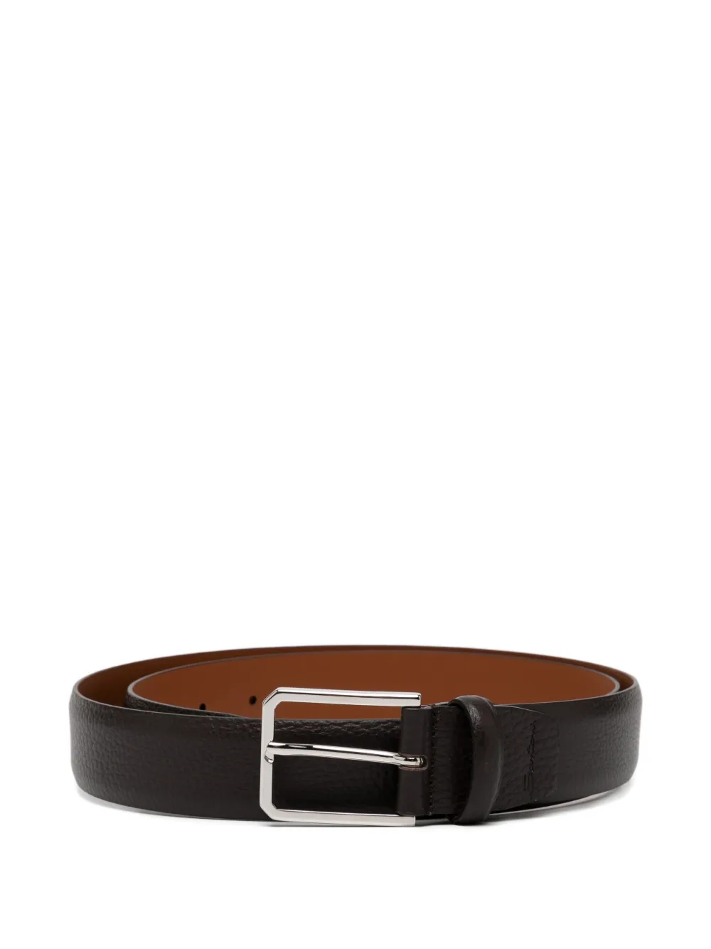 Santoni cinturón de piel | marrón | Image 1