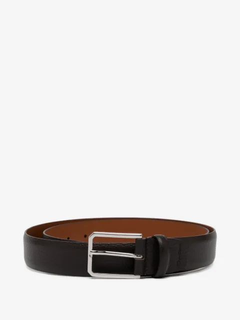 Santoni leather belt