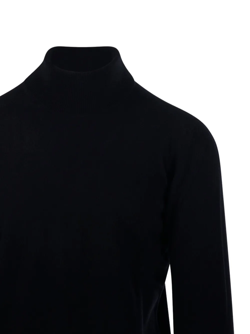 Altea High-neck Wool Sweater In Black