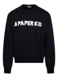 A Paper Kid logo sweatshirt - Black