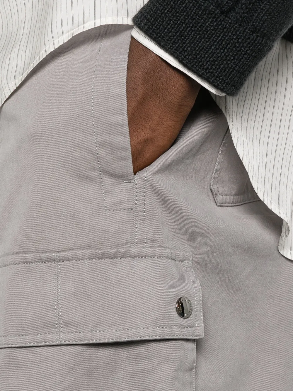 Dolce & Gabbana Broek met cargo zak Grijs