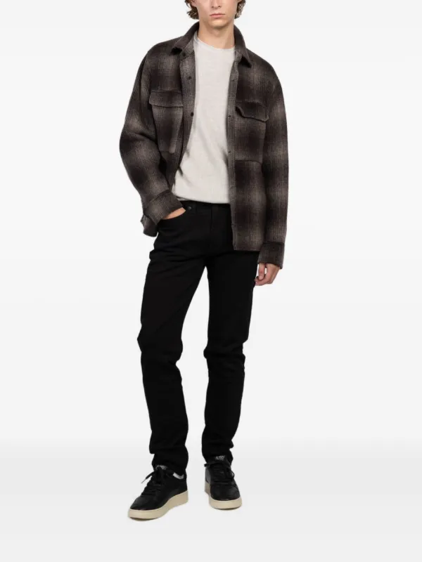 Rag Bone Plaid Pocket Jacket Brown FARFETCH IN