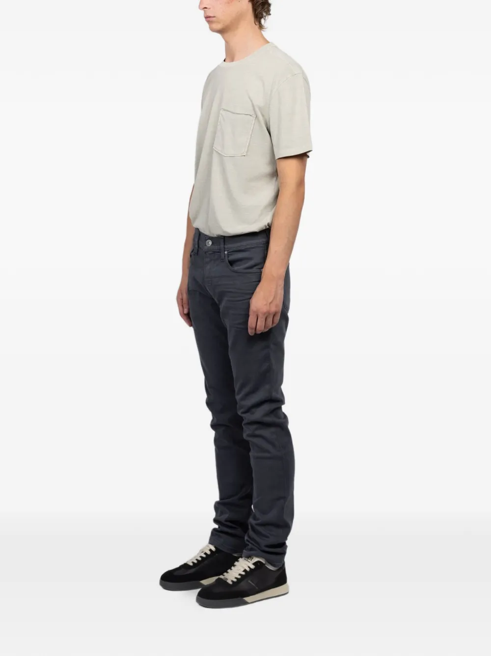  Paige Straight-leg Jeans - Grey 