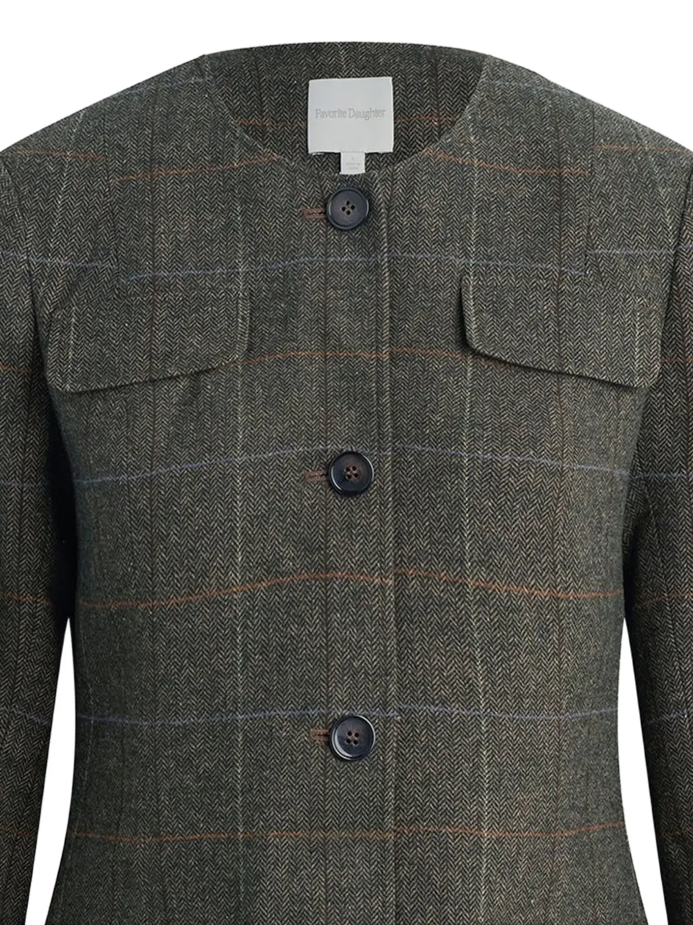 Favorite Daughter THE SPENCER plaid-pattern jacket | Tweed Jackets | Image 2