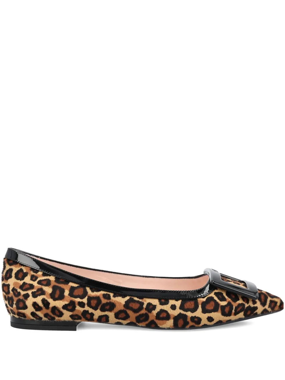 Roger Vivier leopard-print ballet flats | Brown | Image 1