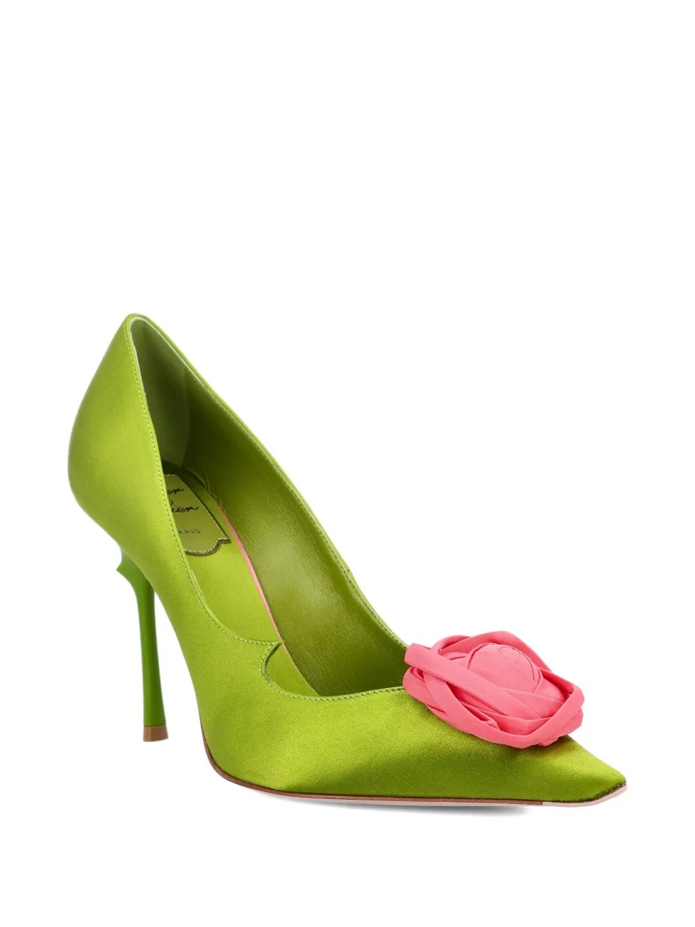Roger Vivier satin rose pumps | Heeled Pumps | Image 2