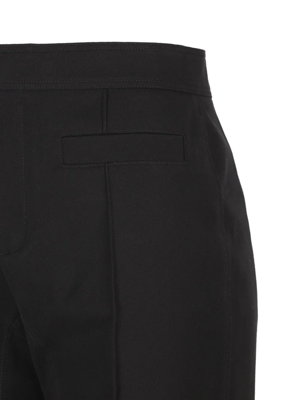 Chloé Cotton Tailored Trousers In Black