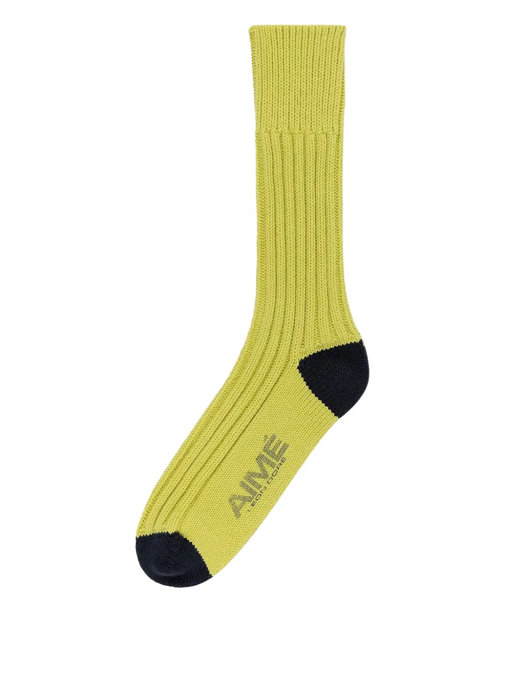 Aimé Leon Dore ribbed crew socks | Green | Image 1