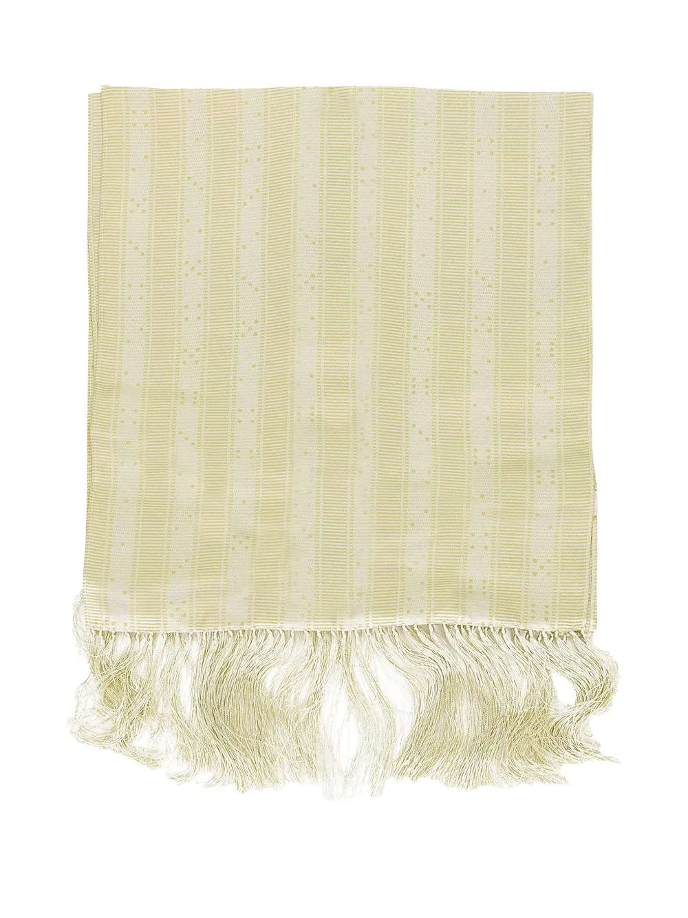 Aimé Leon Dore striped silk scarf | Neutrals | Image 1