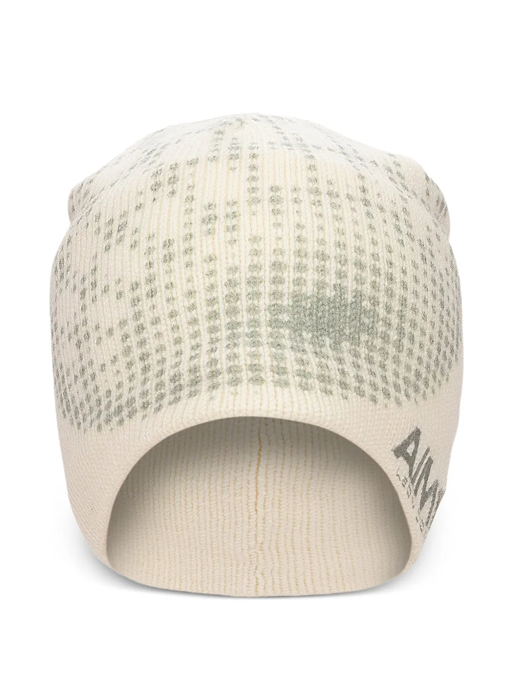 Aimé Leon Dore geometric-print beanie hat | Neutrals | Image 1