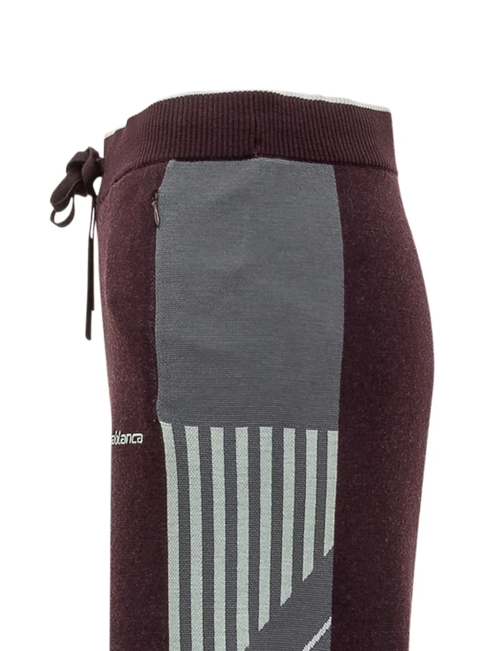 Casablanca Broek met diagonale print Rood