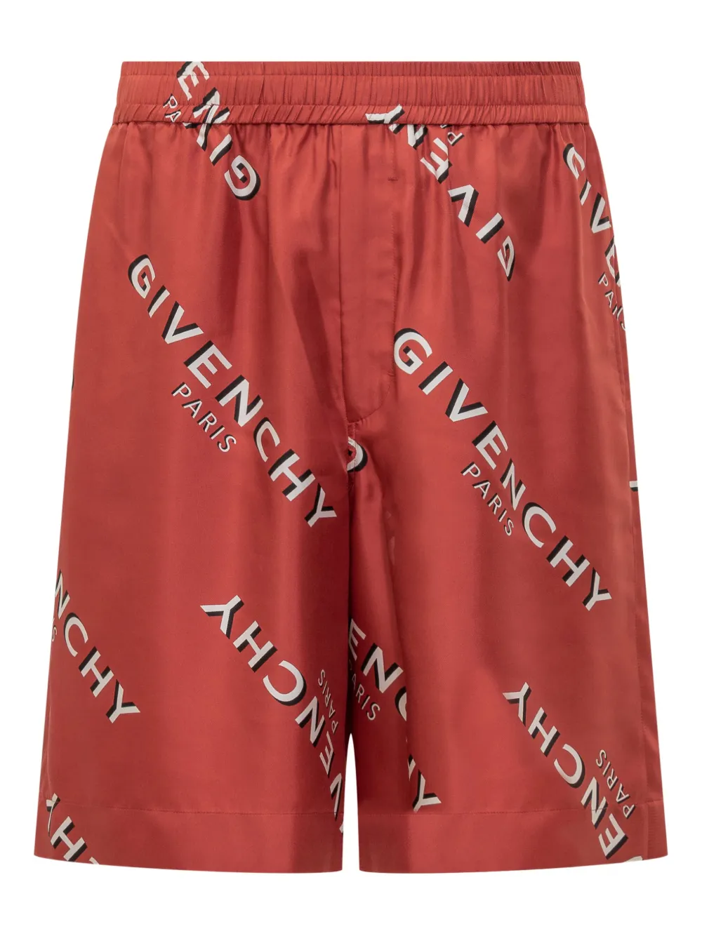 Givenchy bermudas de seda con logo estampado | rojo | Image 1