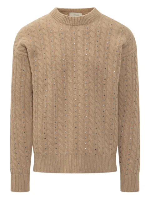 A Paper Kid cable-knit sweater 