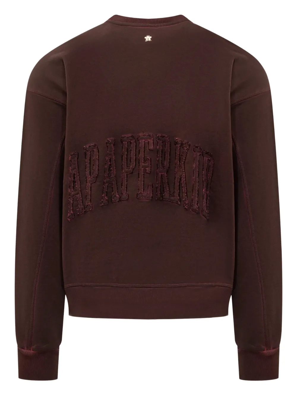 A Paper Kid logo-appliqué sweatshirt - Rood