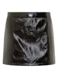 Michael Michael Kors faux-patent mini skirt - Black