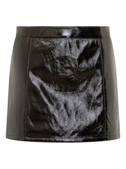 Michael Michael Kors falda corta de charol artificial