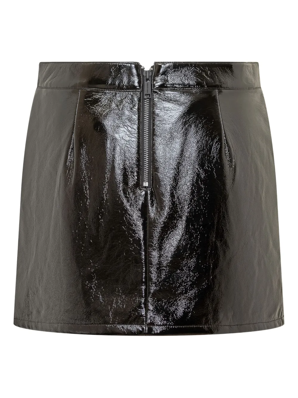 Michael Michael Kors Mini-rok van imitatie lakleer - Zwart