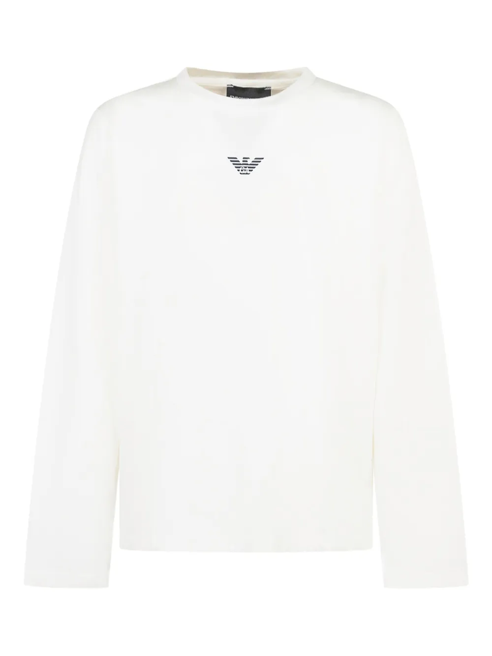 Emporio Armani Kids' Logo-print Cotton T-shirt In White