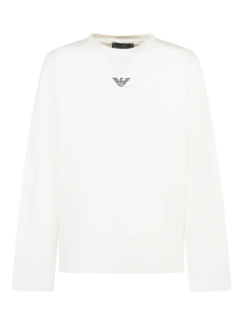 Emporio Armani Kids playera de algodón con logo estampado