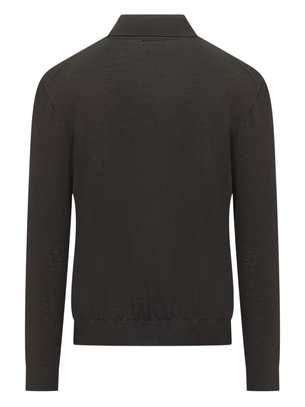 Malo long-sleeve wool polo shirt - Grijs
