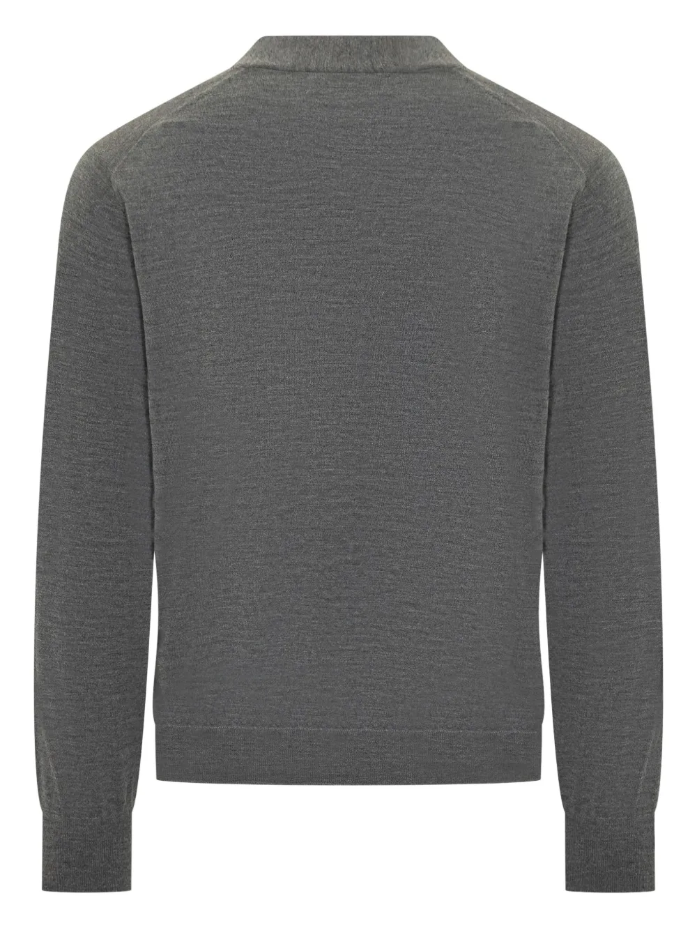 Brunello Cucinelli Virgin Wool Cardigan In Gray