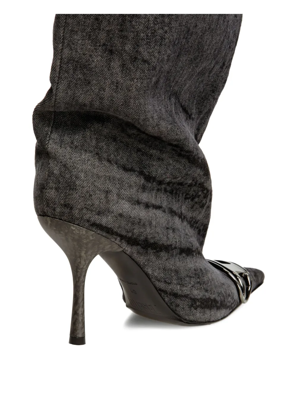 Diesel 90 mm D-Venus laarzen Zwart