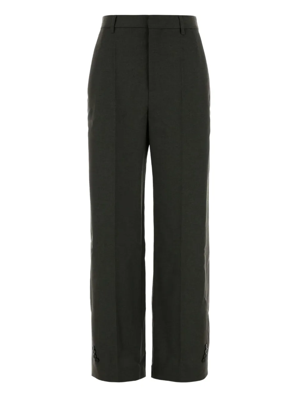 Jean Paul Gaultier Concealed-fastening Trousers In Gray