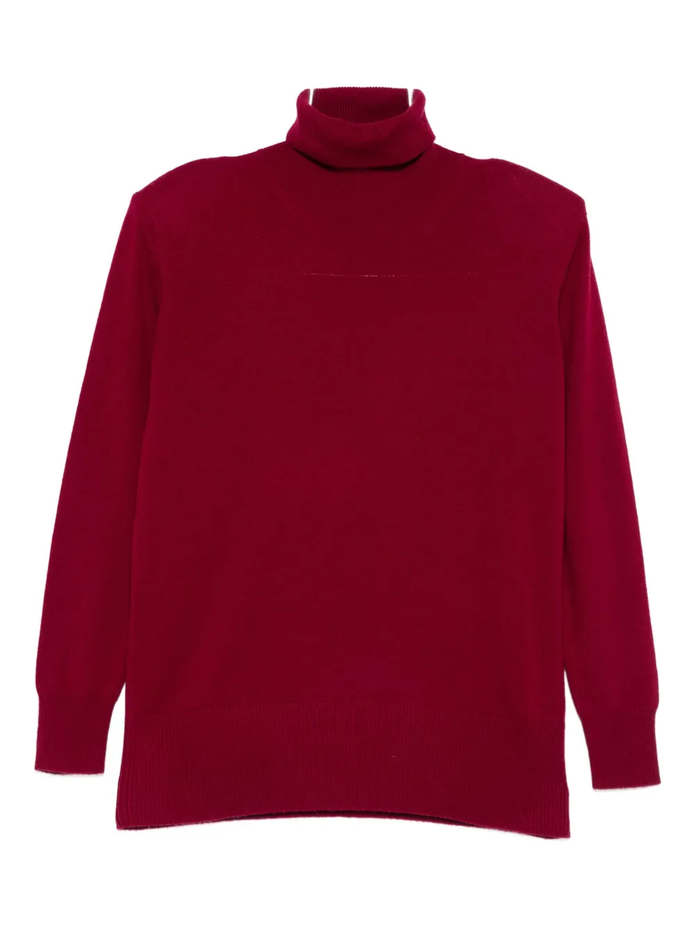 Alpha Studio Roll-neck Jumper In Red
