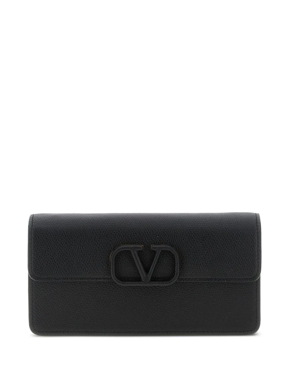 Valentino Garavani VLogo Signature wallet on chain | Black | Image 1