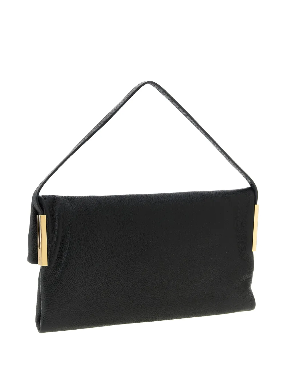 Elisabetta Franchi logo-embossed folded shoulder bag - Zwart