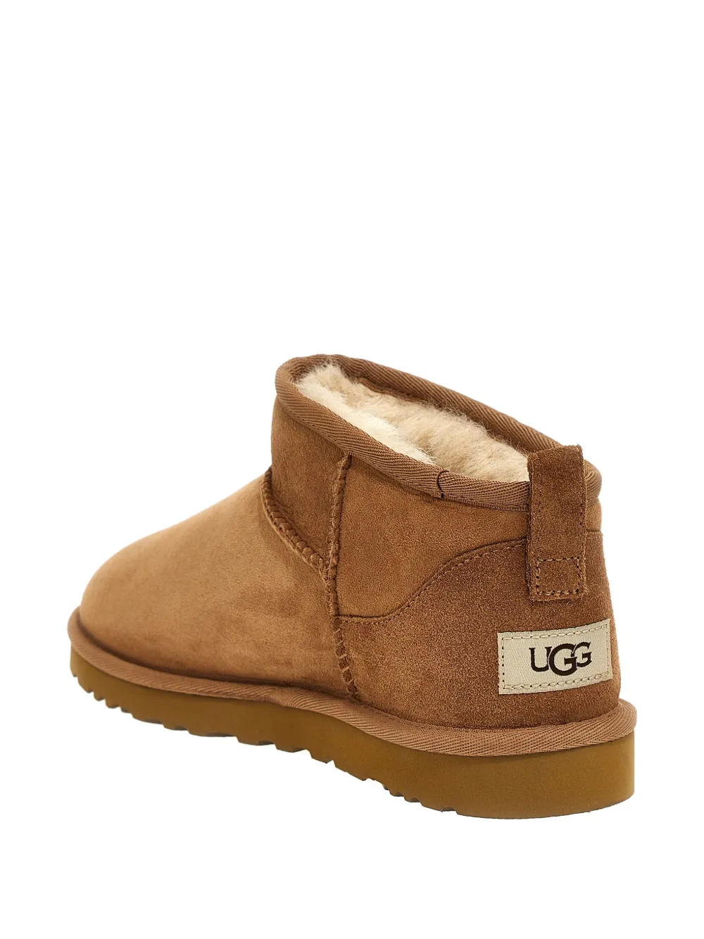 Ugg Classic Ultra Mini Ankle Boots In Brown