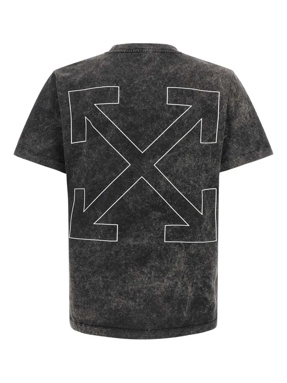 Off-White Outline arrow-print T-shirt - Zwart