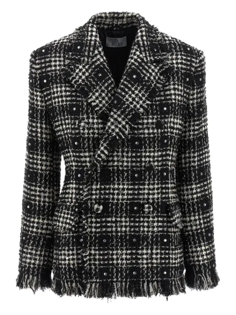 Giuseppe Di Morabito rhinestone-embellished tweed blazer