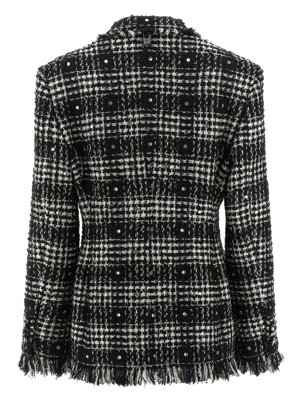 Giuseppe Di Morabito rhinestone-embellished tweed blazer - Zwart