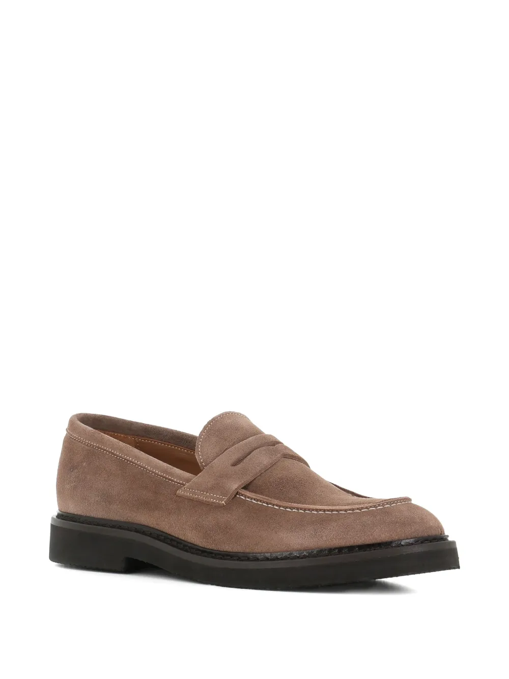 Tassinari suede loafers Brown
