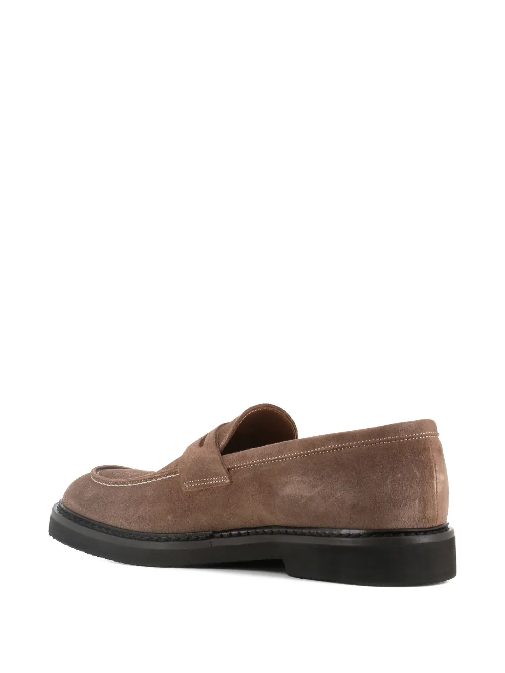 Tassinari suede loafers Brown