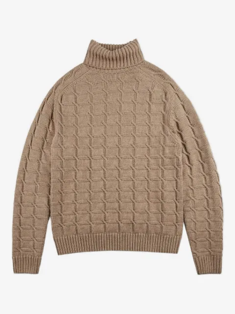 Zanone cable-knit wool sweater