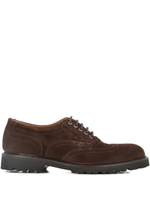 Tassinari zapatos oxford de gamuza
