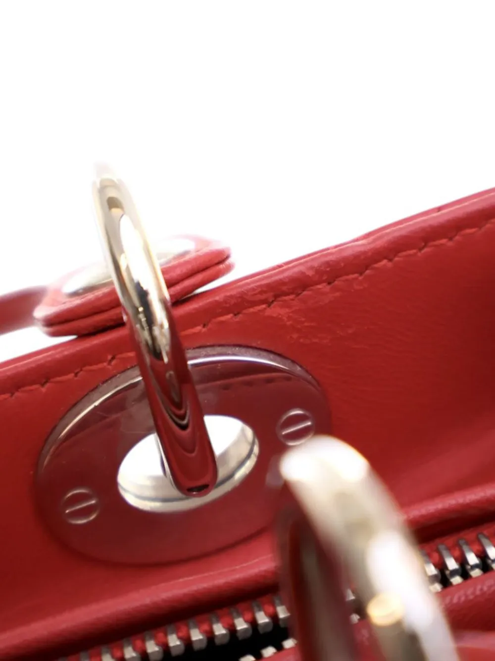 Christian Dior Pre-Owned 2009 Medium Lambskin Cannage Lady Dior satchel | Pre-Owned | Image 2