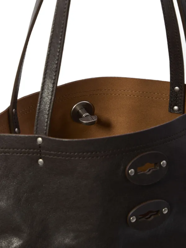 ZANELLATO ブラウントートバッグ　美品 Zanellato A' Spasso ハンドバッグ M | ブラウン | FARFETCH JP