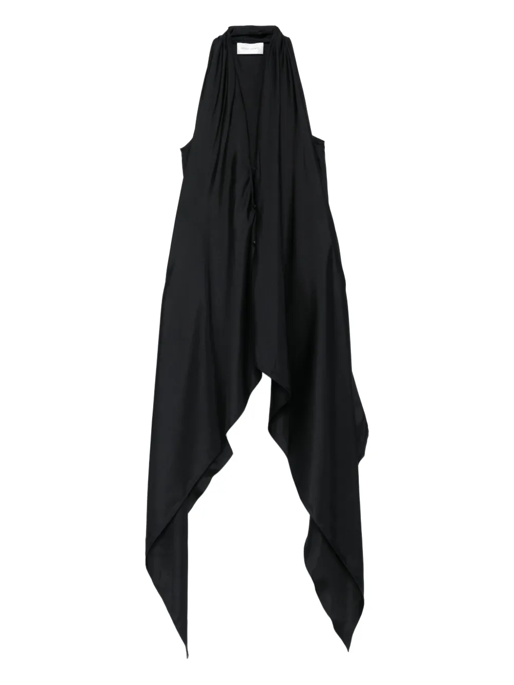 Christian Wijnants asymetric halter top | Blue | Image 1